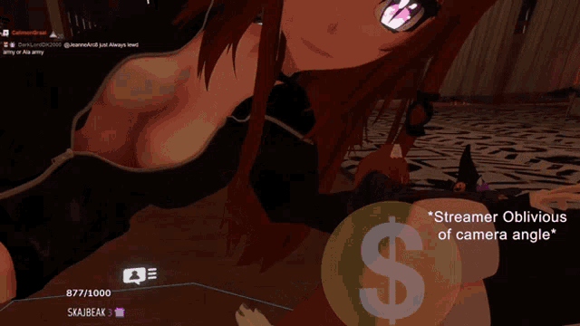 a screenshot of a video game with the words oh good morning madam on it