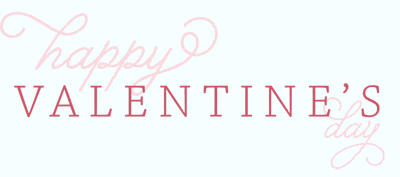 happy valentine 's day is written in pink letters
