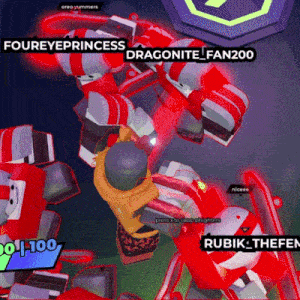 a video game with foureyeprincess dragonite fan200 rubik thefer and niceee