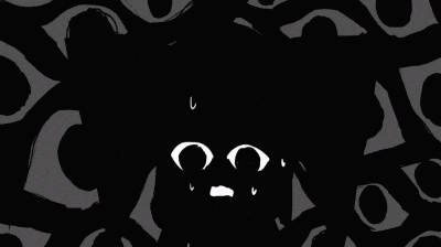 a black and white background with a pattern of eyes and the word boo on it