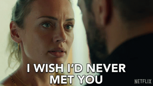 I Wish Id Never Met You Laura Haddock GIF - I Wish Id Never Met You Laura Haddock Zoe Walker GIFs