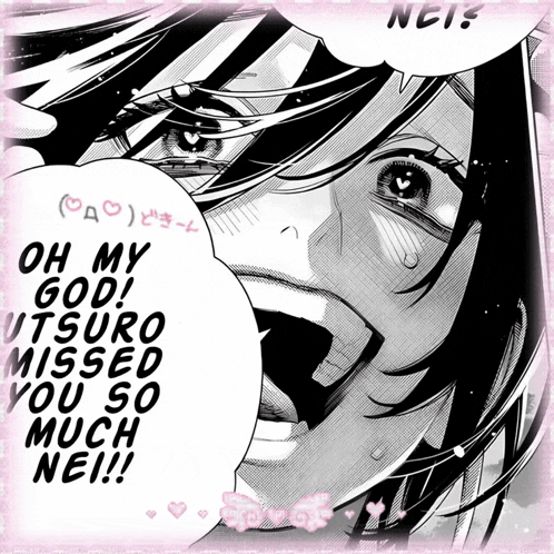 a black and white drawing of a girl with a speech bubble that says oh my god