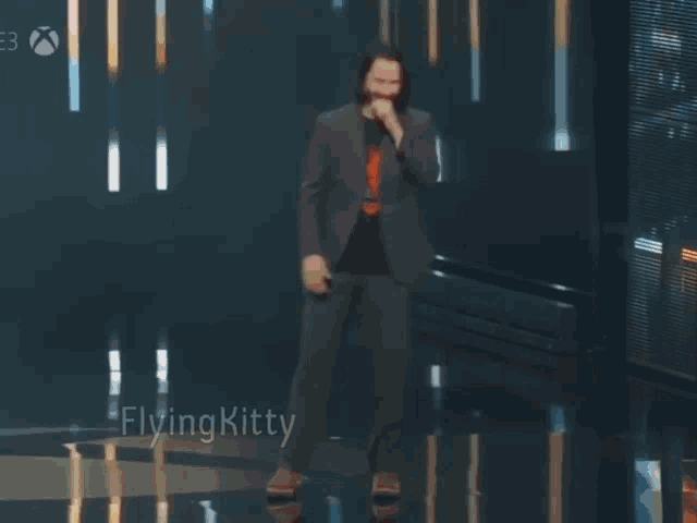 a man in a suit says you 're gay in a meme
