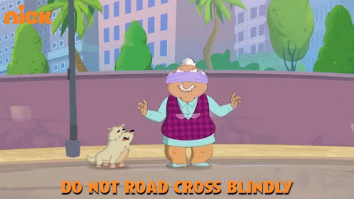 Do Not Road Cross Blindly Daaduji GIF - Do Not Road Cross Blindly Daaduji आँखबंदकरकेसड़कपारनकरें GIFs