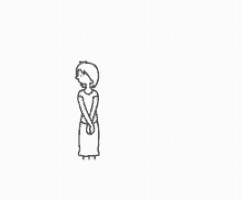 a black and white drawing of a man and a woman standing next to each other with the words i love you below them