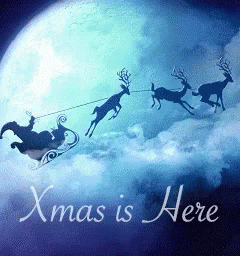 Xmas Is Here Reindeer GIF - Xmas Is Here Reindeer Santa GIFs