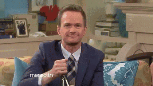 Neil Patrick Harris And Meredith Vieira Are Chugging White Wine. GIF - Meredith Neil Patrick Harris Wine GIFs