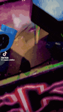 a tiktok video of a person playing a game