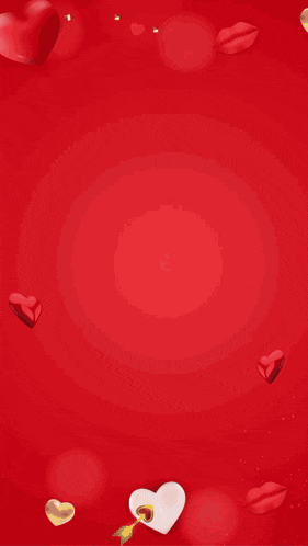 a picture of a man and a woman is surrounded by hearts and the words " i love you " on the bottom