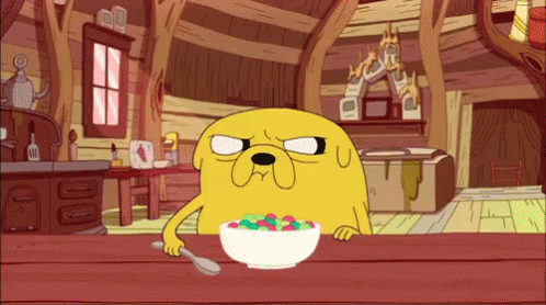 Waiting For Someone At Breakfast GIF - Breakfast Cereal Adventure Time GIFs