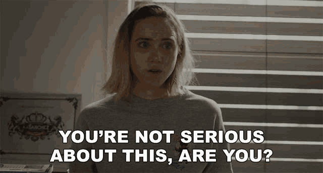 Youre Not Serious About This Are You Emily GIF - Youre Not Serious About This Are You Emily Zoe Kazan GIFs