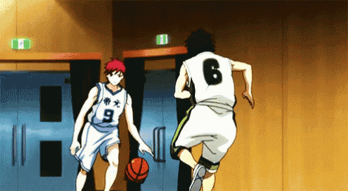 a basketball player with the number 6 on his jersey is dribbling a basketball