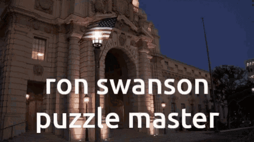Ron Swanson Puzzle Master GIF - Ron Swanson Puzzle Master GIFs