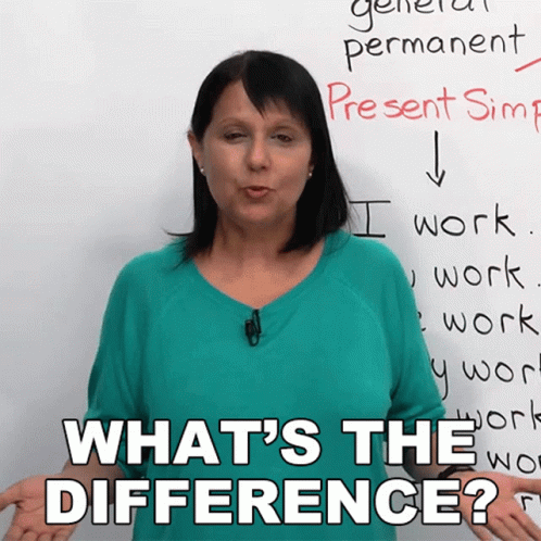 Whats The Difference Rebecca GIF - Whats The Difference Rebecca Engvid GIFs