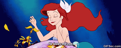He Loves Me Not Ariel GIF - He Loves Me Not Ariel The Little Mermaid GIFs