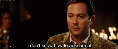 I Don'T Know How To Act Normal - 17 Again GIF - Tom Lennon I Dont Know How To Act Normal GIFs