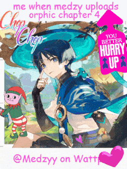 a picture of a boy with the words " you better hurry up " next to him
