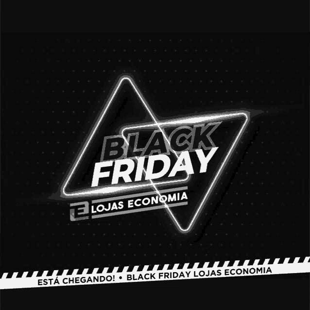 a black friday sign that says black friday lojas economica