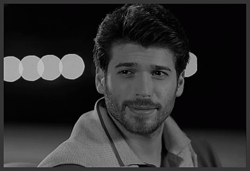 Black And White Can Yaman GIF - Black And White Can Yaman Dolunay GIFs