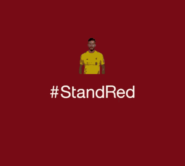a standard chartered logo with a man in a yellow jersey