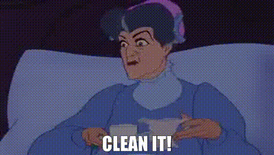 Clean It Cinderella GIF - Clean It Cinderella Stepmother GIFs