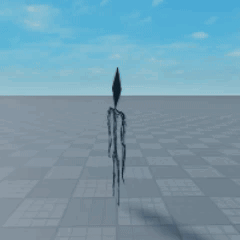 a drawing of a skeleton with a diamond head is walking in the air