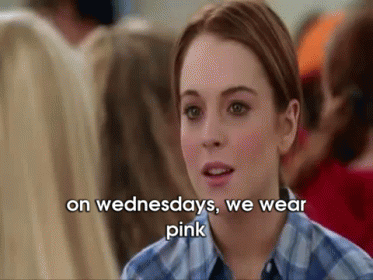 On Wednesdays, We Wear Pink GIF - Mean Girls On Wednesdays We Wear Pink GIFs