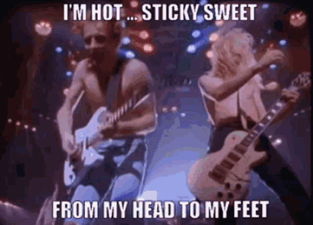 Def Lepard Pour Some Sugar On Me GIF - Def Lepard Pour Some Sugar On Me Im Hot GIFs