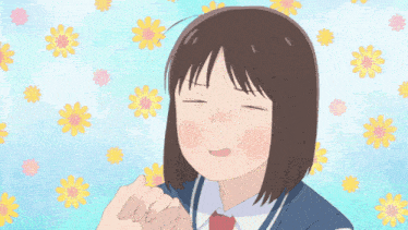 a cartoon girl says something hm-hm-hm