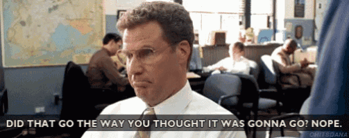 a man in a white shirt and tie says " did that go the way you thought it was gonna go "