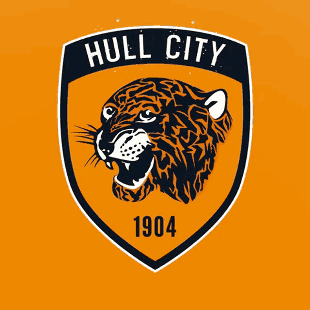 a logo for hull city with a tiger and the date 1904