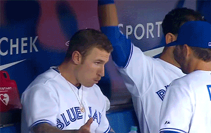 Best Handshake Of All Time.. (Brett Lawrie Of The Toronto Blue Jays) GIF - Toronto Blue Jays Baseball Handshake GIFs