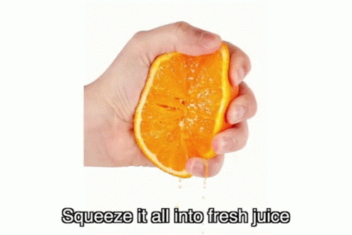 Squeeze It All Into Fresh Juice Its Rucka GIF - Squeeze It All Into Fresh Juice Its Rucka Orange GIFs