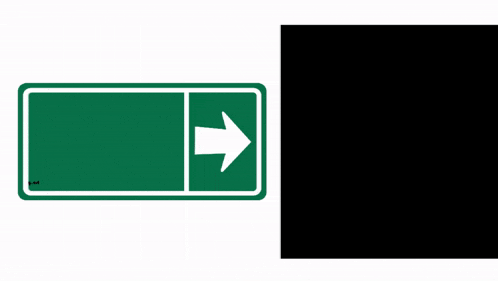 a green exit sign with an arrow pointing to the right and the word keluar below it