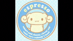 a logo for a coffee shop called espresso with a sheep in the middle .