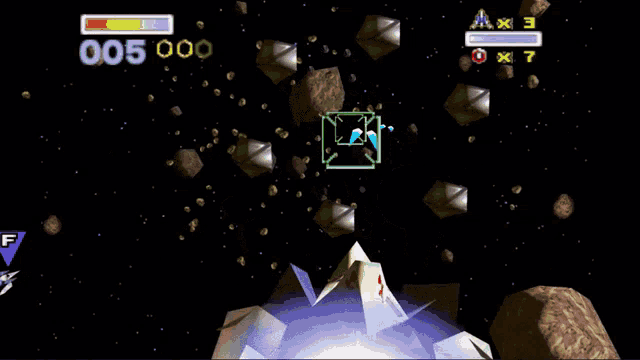 a video game scene with peppy saying " don t mess up that arw "