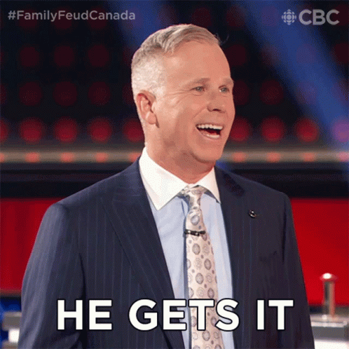 He Gets It Family Feud Canada GIF - He Gets It Family Feud Canada He Got It GIFs