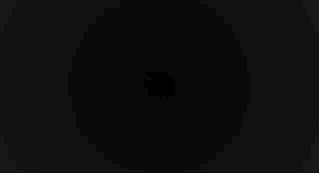 a white cube on a black background that looks like a cube .