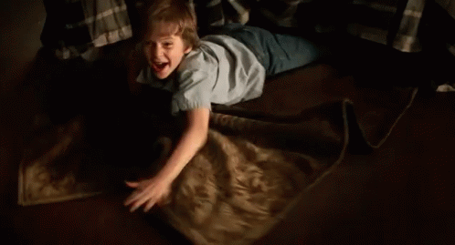 It Has My Leg! GIF - Lights Out Lights Out Movie Teasing GIFs