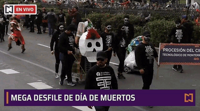 El Desfile Del Dia De Los Muertos Day Of The Dead GIF - El Desfile Del Dia De Los Muertos Dia De Los Muertos Day Of The Dead GIFs