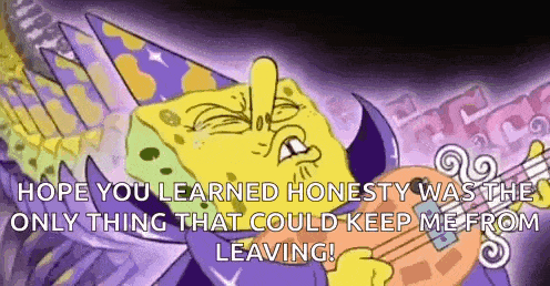 Spongebob Guitar GIF