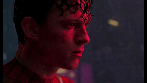Spider Man Sad GIF - Spider Man Sad Rain GIFs