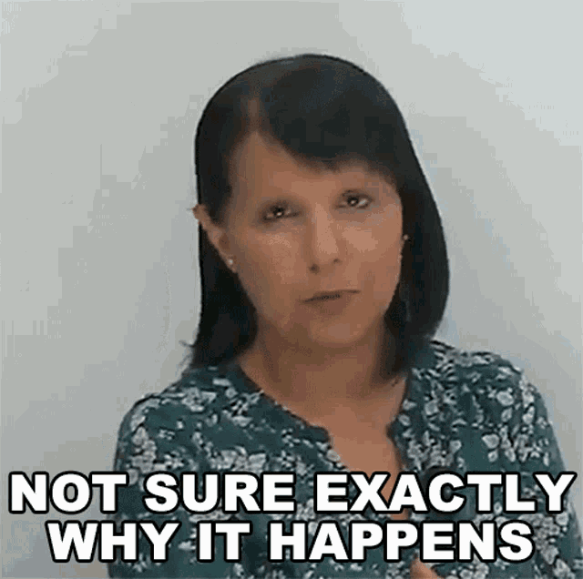 Not Sure Exactly Why It Happens Rebecca GIF - Not Sure Exactly Why It Happens Rebecca Engvid GIFs