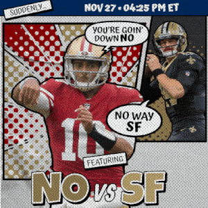 San Francisco 49ers Vs. New Orleans Saints Pre Game GIF - Nfl National Football League Football League GIFs