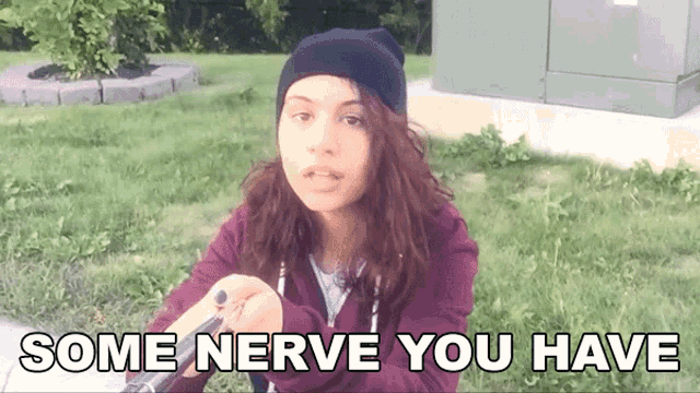 Some Nerve You Have Alessia Cara GIF - Some Nerve You Have Alessia Cara Im Yours GIFs
