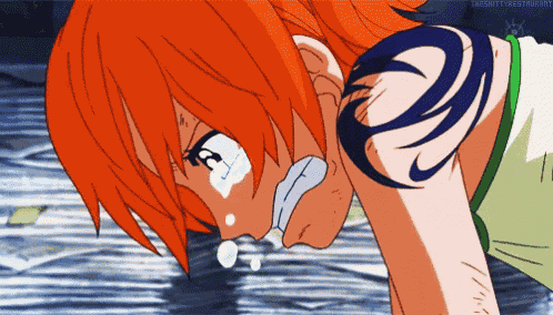 a drawing of a girl with red hair and a tattoo on her arm