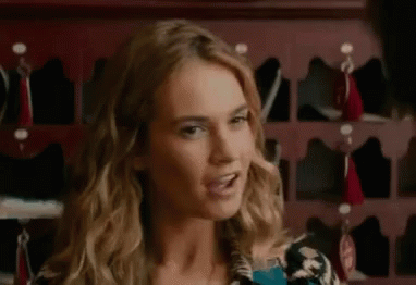 Lily James You Dont Work Here GIF - Lily James You Dont Work Here Mama Mia GIFs