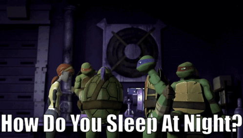 Tmnt Michelangelo GIF - Tmnt Michelangelo How Do You Sleep At Night GIFs