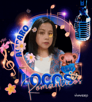 a picture of a girl with flowers in her hair and the words " locos romanticos " on the bottom