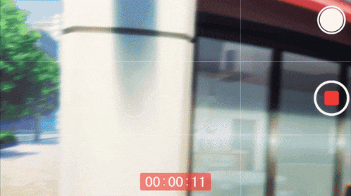 a camera is recording a video with a red circle that says 00 00 11